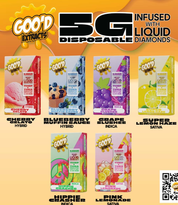 Goo’d Extracts 5g Disposable – Wholesale